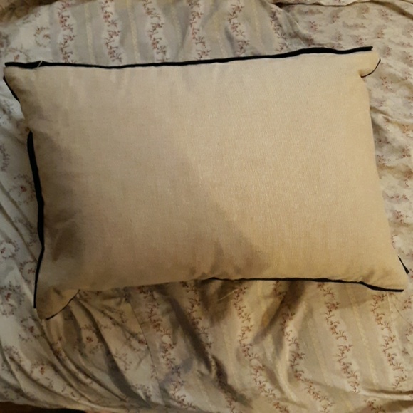 New Duck Feathers Eiffel Tower Accent Pillow. - Picture 3 of 7